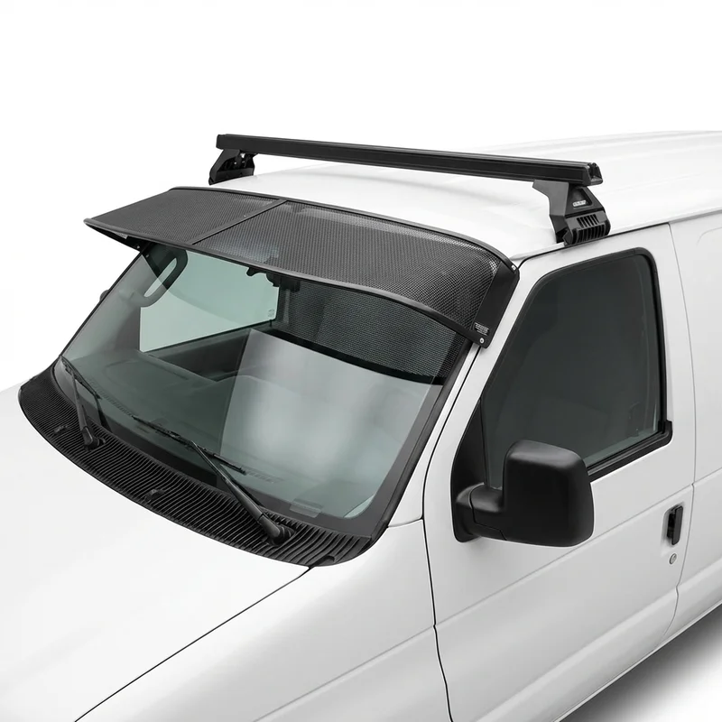 Premium Mesh Windscreen Sunvisor for Ford E-250 Econoline (1975 - 2002) - 1