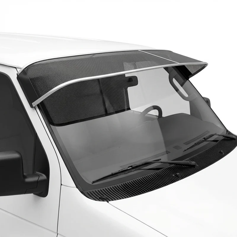 Premium Mesh Windscreen Sunvisor for Ford E-350 Club Wagon (2003 - 2005) - 1