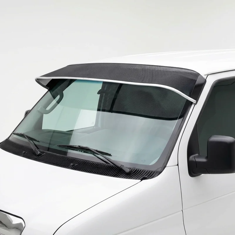 Premium Mesh Windscreen Sunvisor for Ford E-350 Econoline (1975 - 2008) - 1