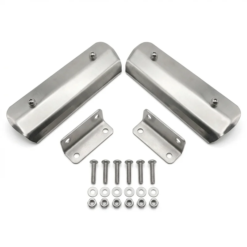 Stainless Steel Mounting Bracket Kit for Ford E-350 Super Duty (1999 - 2025) - 1