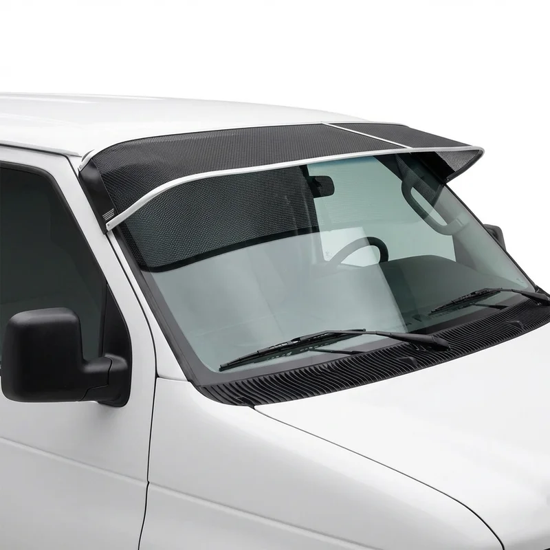 Premium Mesh Windscreen Sunvisor for Ford E-350 Super Duty (1999 - 2025) - 1