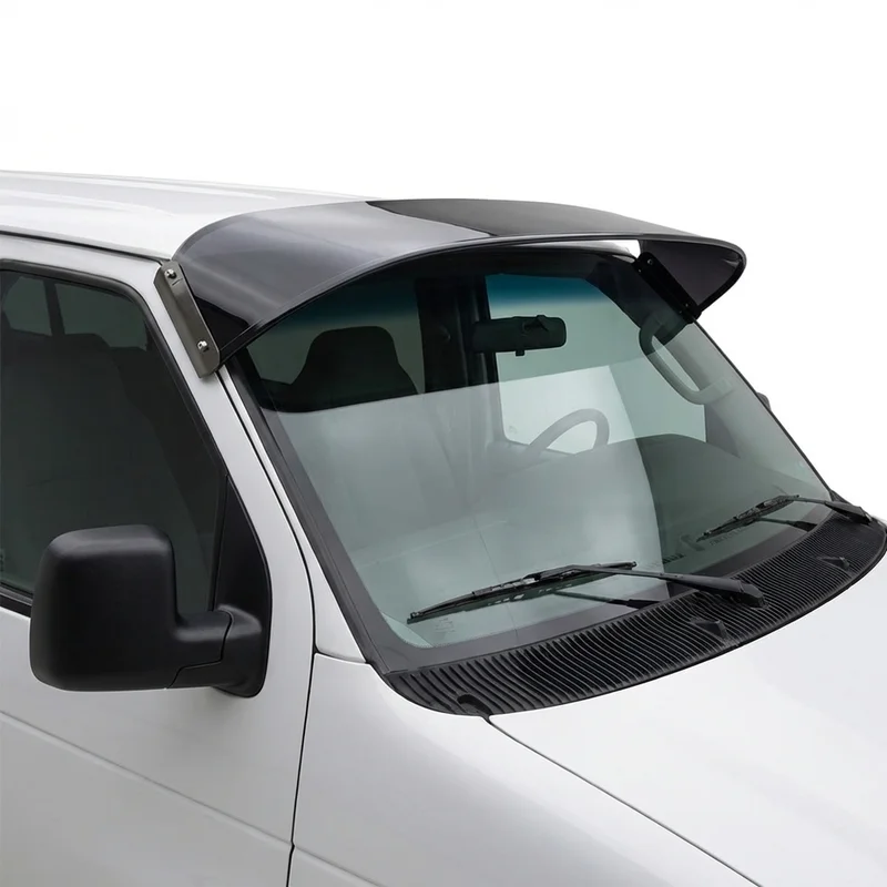 Tinted Acrylic Windscreen Sunvisor for Ford E-350 Super Duty (1999 - 2025) - 1