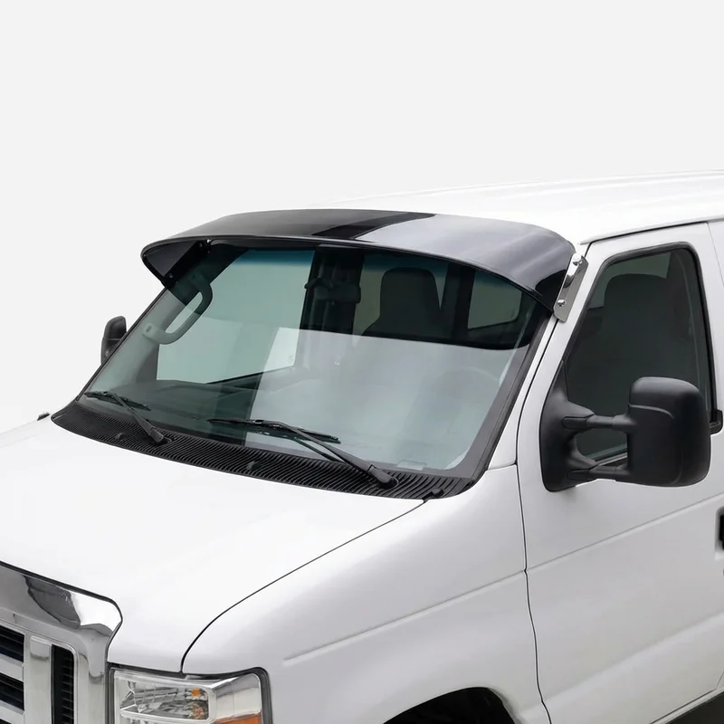 Tinted Acrylic Windscreen Sunvisor for Ford E-450 Super Duty (2003 - 2025) - 1