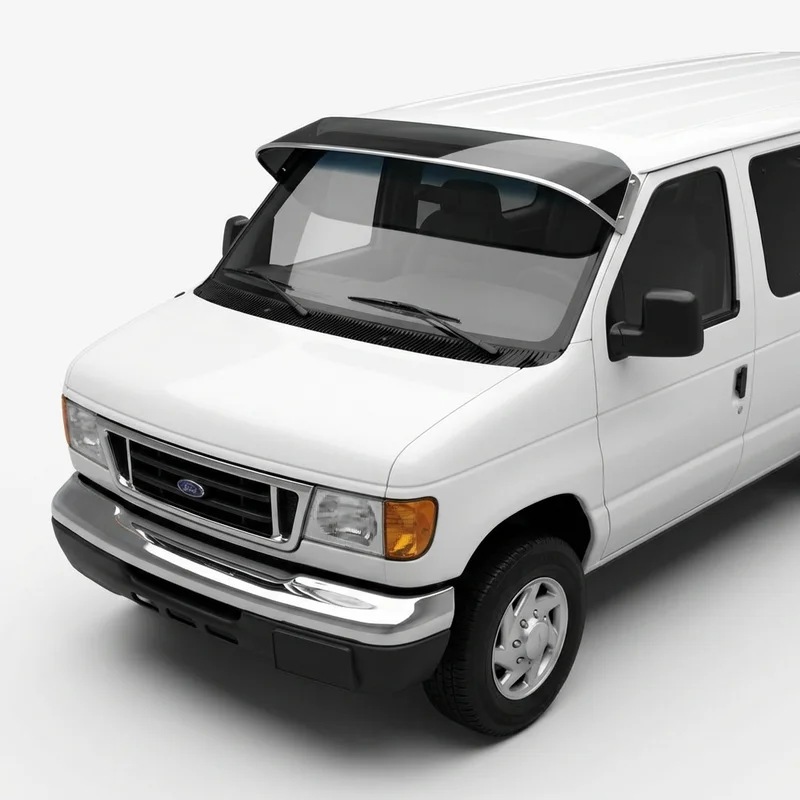 Tinted Acrylic Windscreen Sunvisor for Ford E-550 Econoline Super Duty (2002 - 2002) - 1