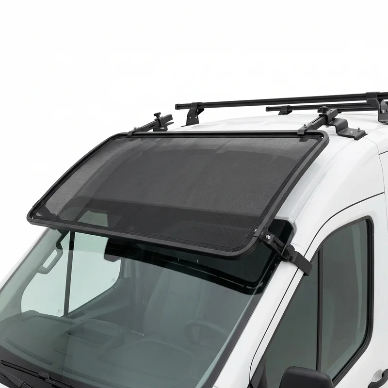 Premium Mesh Windscreen Sunvisor for Ford E-Transit (2022 - 2025) - 1