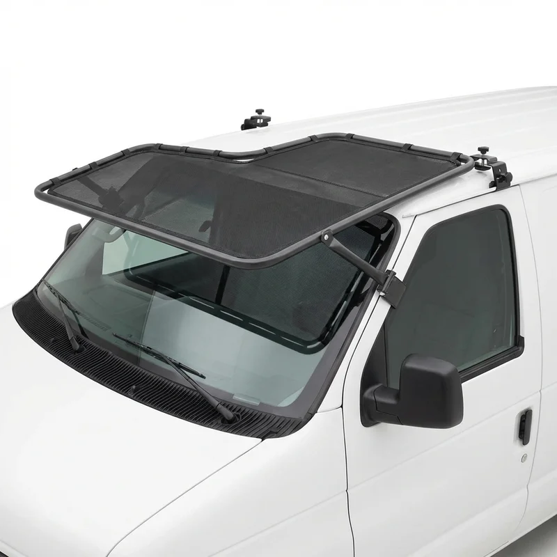 Premium Mesh Windscreen Sunvisor for Ford Econoline Wagon (2010 - 2014) - 1