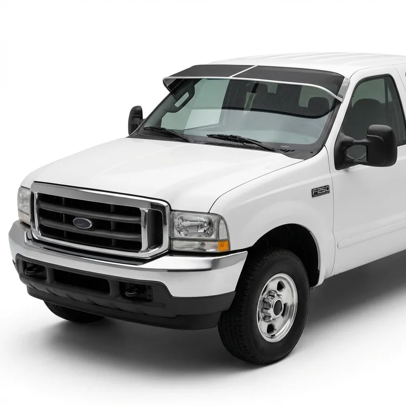 Premium Mesh Windscreen Sunvisor for Ford F-250 Super Duty (1999 - 2025) - 1