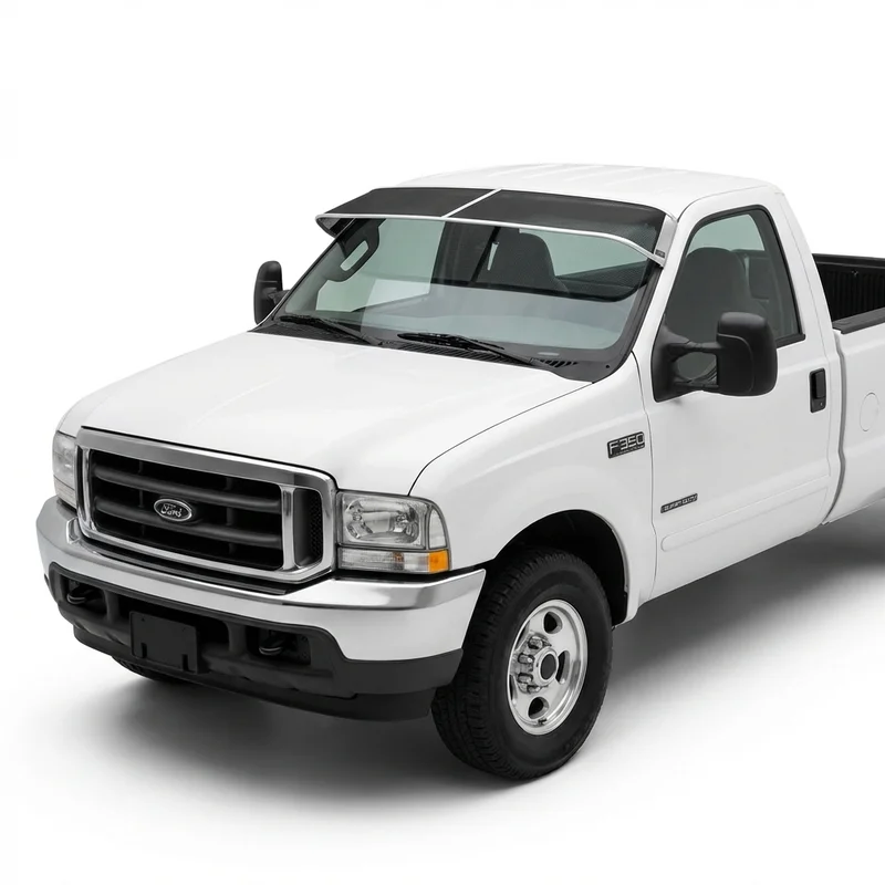 Premium Mesh Windscreen Sunvisor for Ford F-350 Super Duty (1999 - 2025) - 1