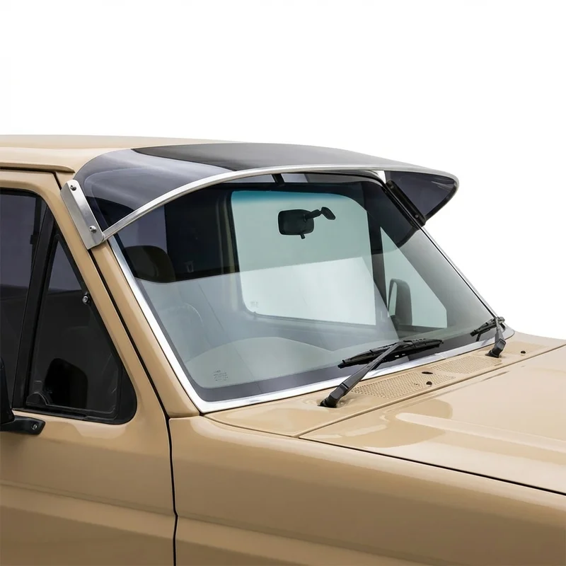 Tinted Acrylic Windscreen Sunvisor for Ford F-600 LPO (1990 - 1994) - 1
