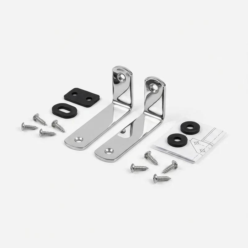 Stainless Steel Mounting Bracket Kit for Ford F-600 Super Duty (2020 - 2024) - 1