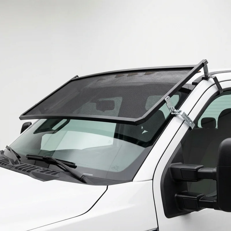 Premium Mesh Windscreen Sunvisor for Ford F-600 Super Duty (2020 - 2024) - 1