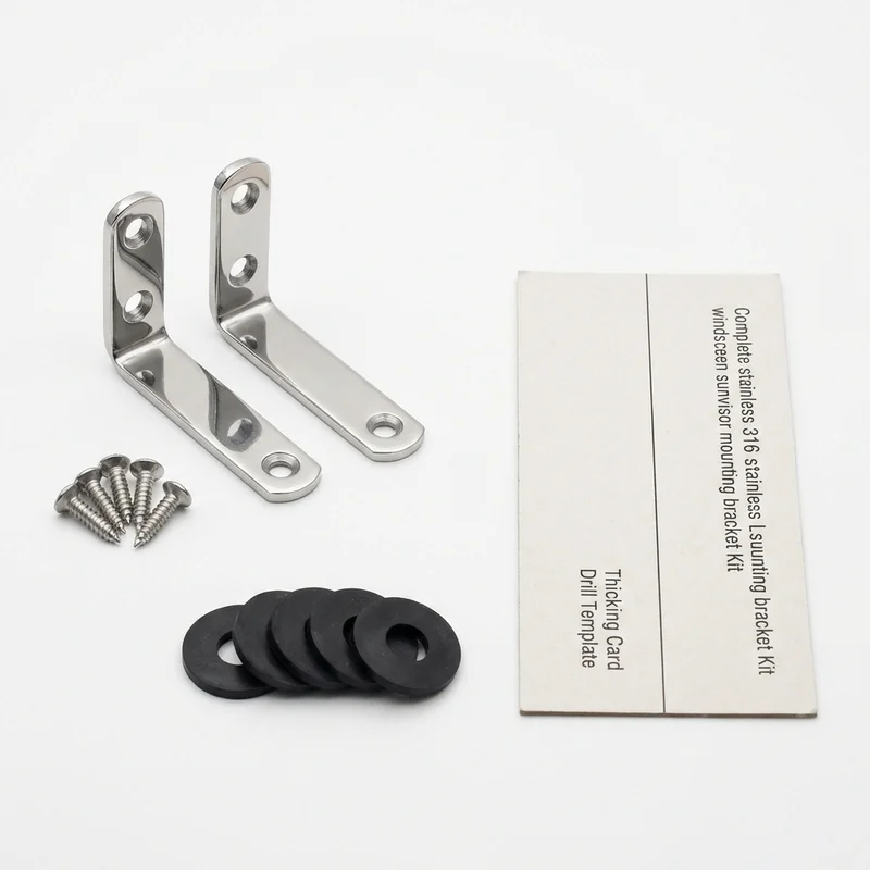 Stainless Steel Mounting Bracket Kit for Ford F-800 LPO (1995 - 1998) - 1