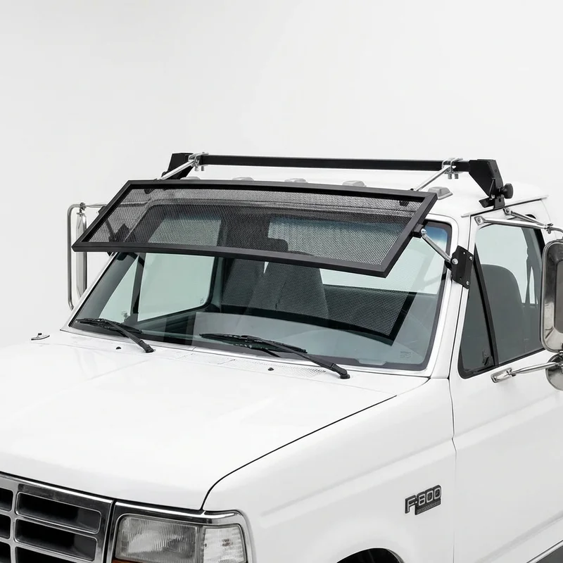 Premium Mesh Windscreen Sunvisor for Ford F-800 LPO (1995 - 1998) - 1