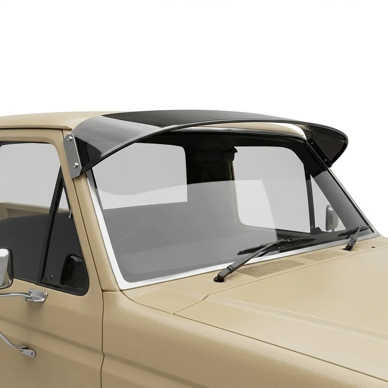 Tinted Acrylic Windscreen Sunvisor for Ford F-8000 (1983 - 1987) - 1