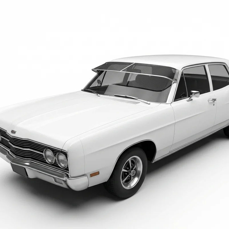 Premium Mesh Windscreen Sunvisor for Ford Galaxie 500 (1969 - 1974) - 1