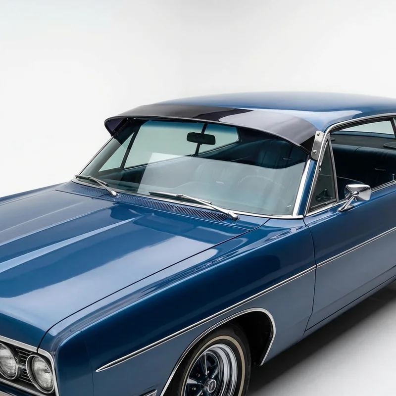 Tinted Acrylic Windscreen Sunvisor for Ford Galaxie 500 (1969 - 1974) - 1