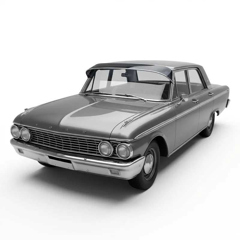 Tinted Acrylic Windscreen Sunvisor for Ford Galaxie (1959 - 1961) - 1