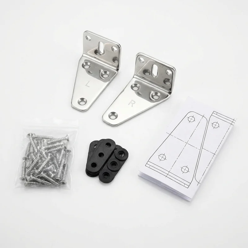 Stainless Steel Mounting Bracket Kit for Ford L9522 (1998 - 1998) - 1