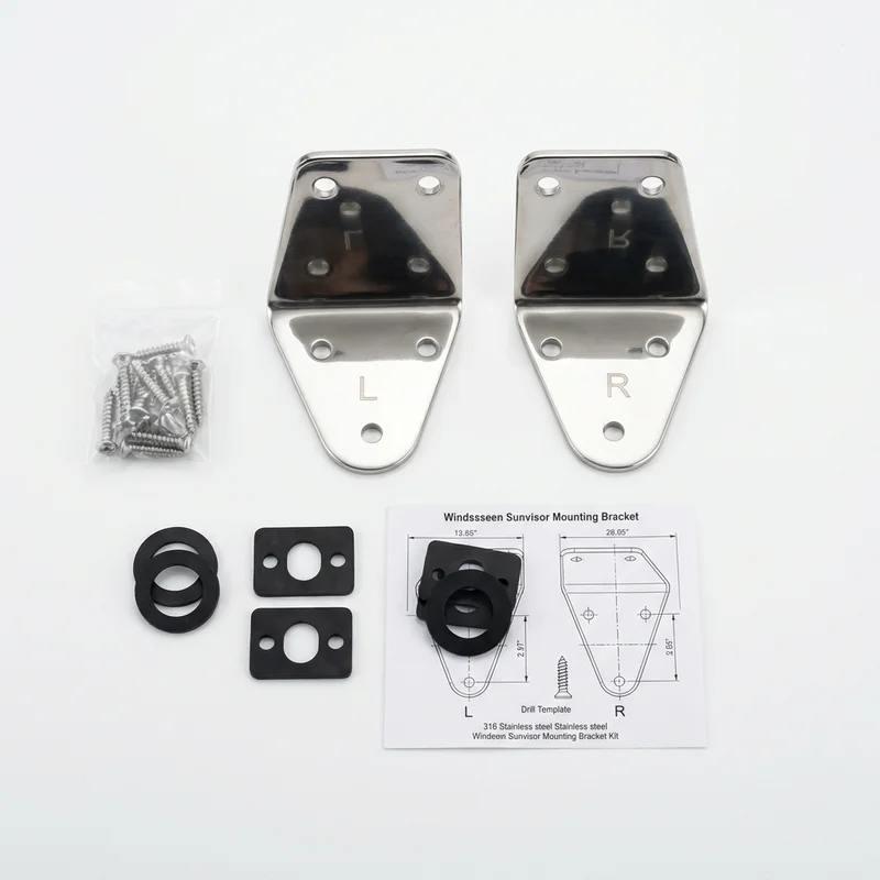 Stainless Steel Mounting Bracket Kit for Ford LA8000F (1996 - 1997) - 1