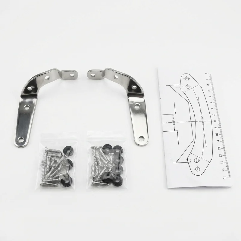 Stainless Steel Mounting Bracket Kit for Ford Maverick (1970 - 2025) - 1