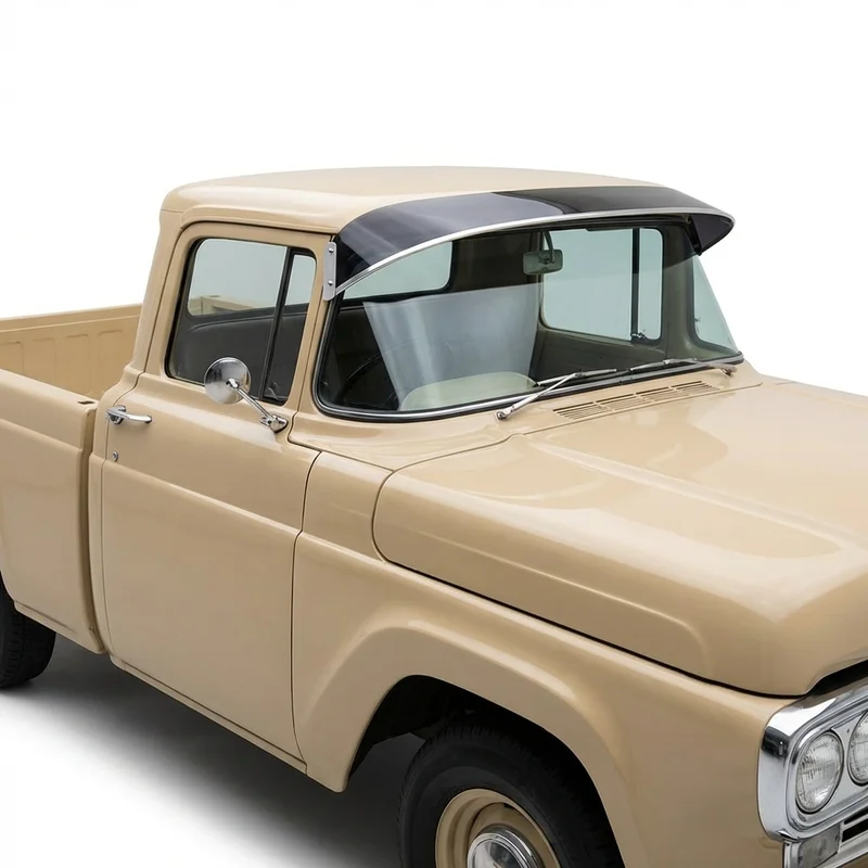 Tinted Acrylic Windscreen Sunvisor for Ford P-100 (1959 - 1959) - 1