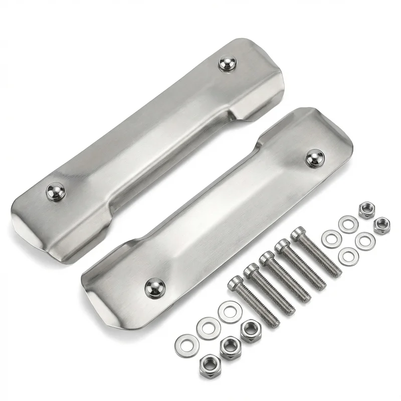 Stainless Steel Mounting Bracket Kit for Ford Special Service Police Sedan (2014 - 2018) - 1