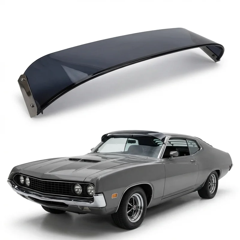 Tinted Acrylic Windscreen Sunvisor for Ford Torino (1970 - 1976) - 1