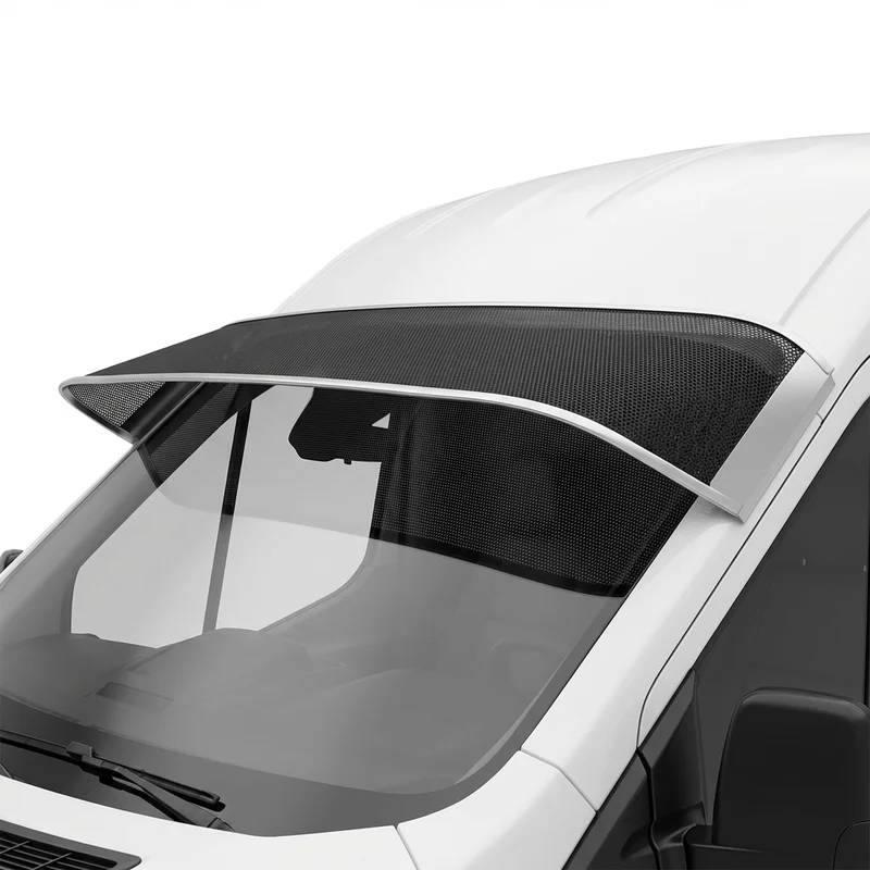 Premium Mesh Windscreen Sunvisor for Ford Transit-250 (2015 - 2025) - 1