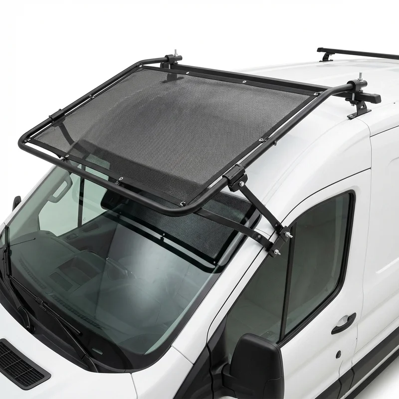 Premium Mesh Windscreen Sunvisor for Ford Transit-350 (2015 - 2025) - 1
