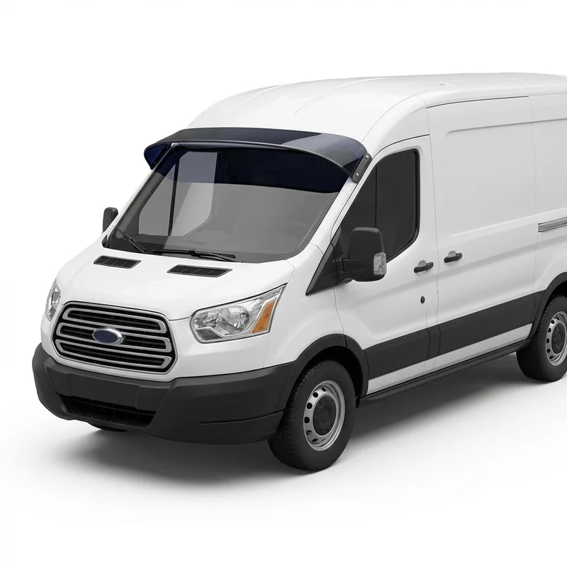 Tinted Acrylic Windscreen Sunvisor for Ford Transit (2007 - 2022) - 1