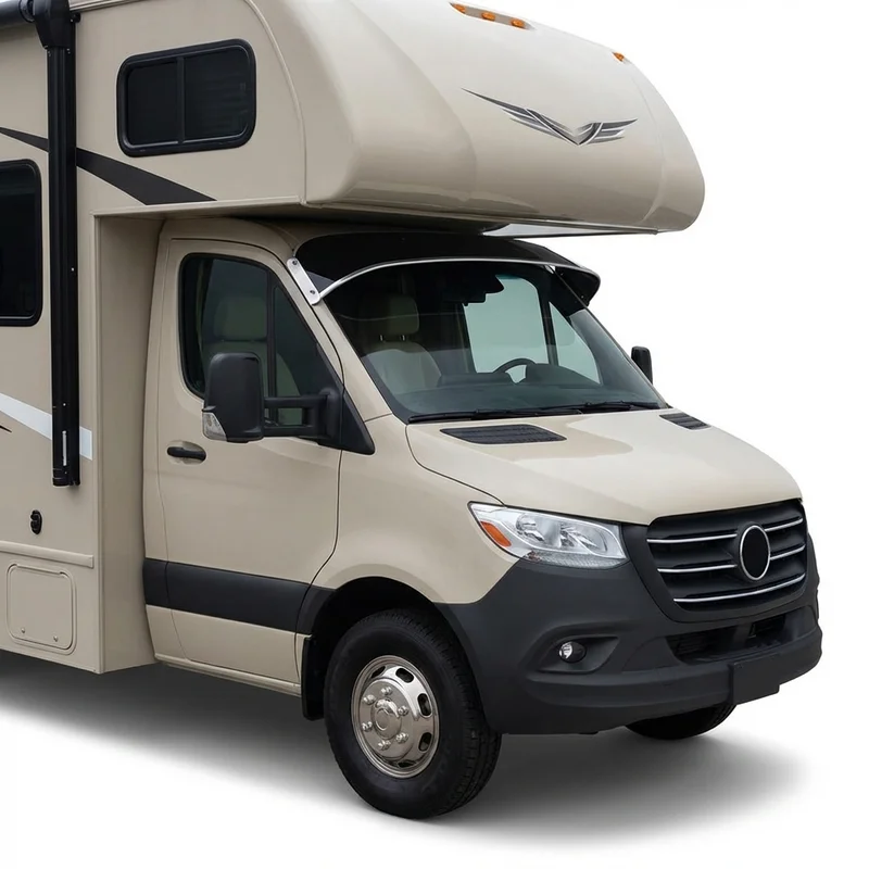 Tinted Acrylic Windscreen Sunvisor for Forest River Sunseeker (2019 - 2022) - 1