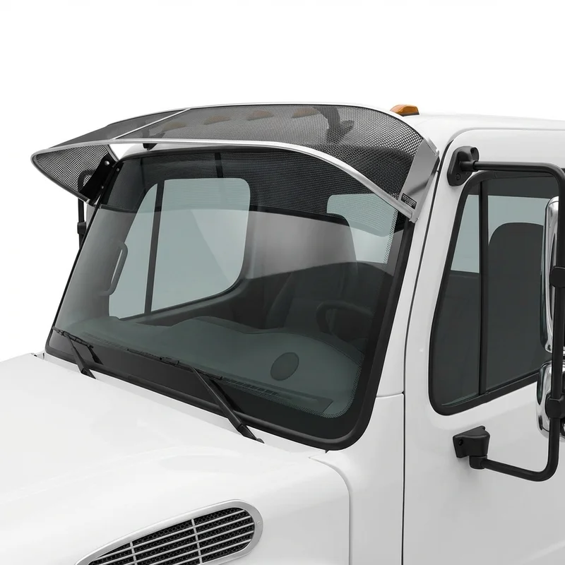 Premium Mesh Windscreen Sunvisor for Freightliner 108SD (2012 - 2021) - 1