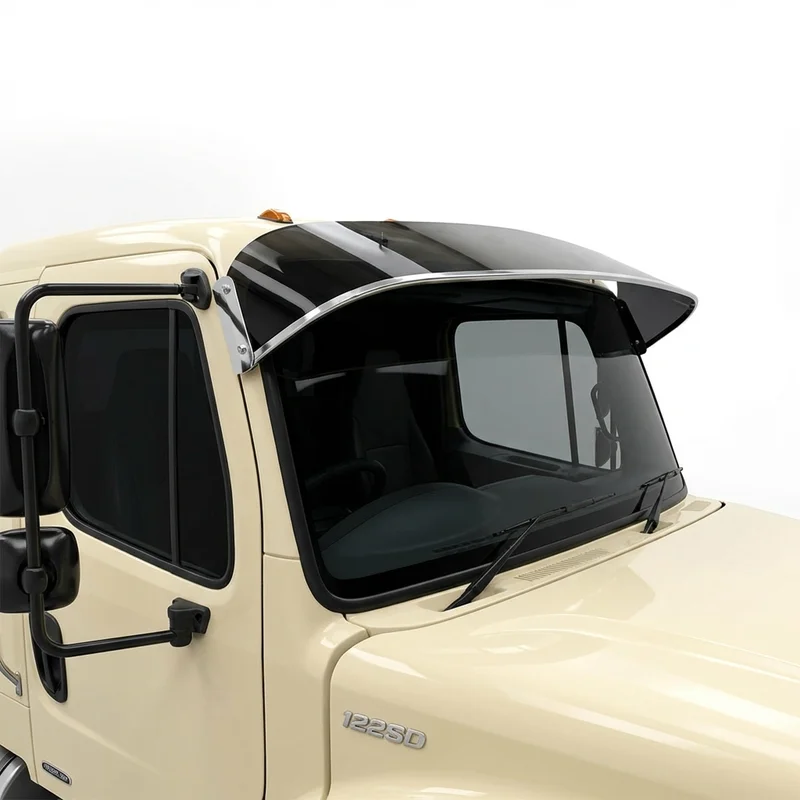 Tinted Acrylic Windscreen Sunvisor for Freightliner 122SD (2013 - 2021) - 1