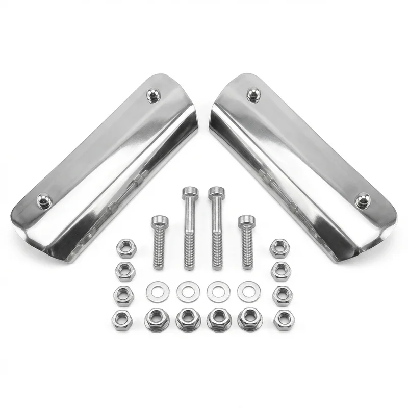 Stainless Steel Mounting Bracket Kit for Freightliner FL60 (1991 - 2004) - 1