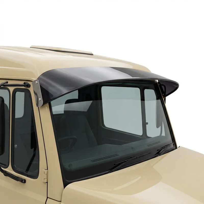Tinted Acrylic Windscreen Sunvisor for Freightliner FL70 (1991 - 2005) - 1