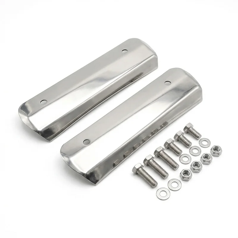 Stainless Steel Mounting Bracket Kit for Freightliner FL80 (1991 - 2006) - 1