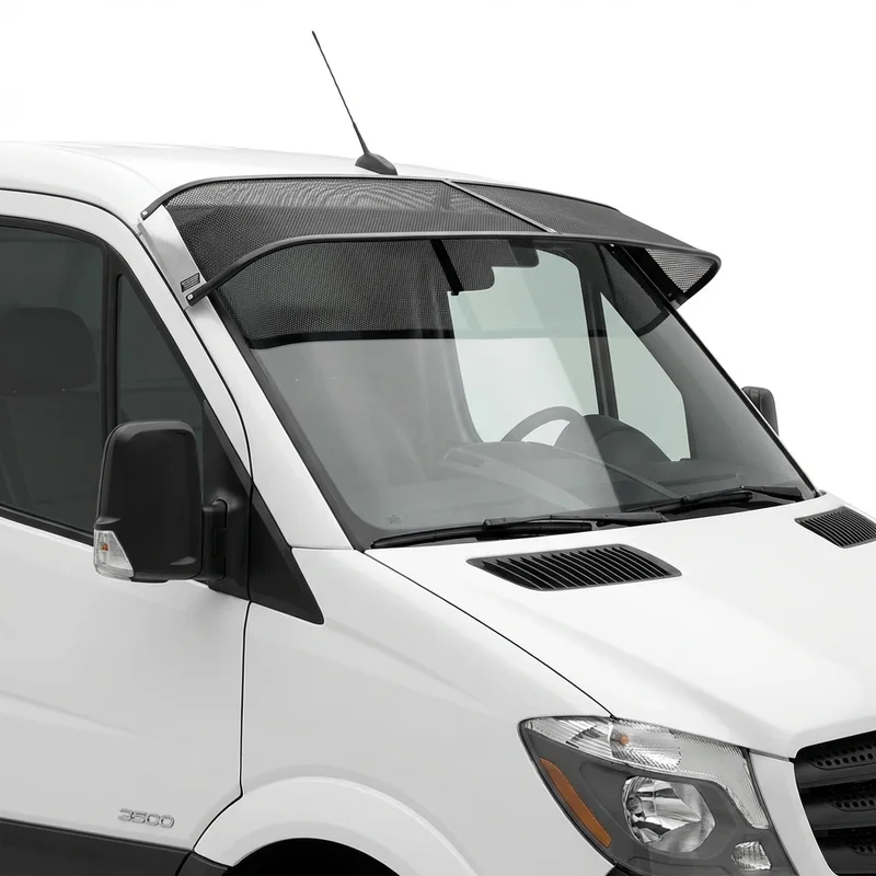 Premium Mesh Windscreen Sunvisor for Freightliner Sprinter 3500 (2002 - 2021) - 1