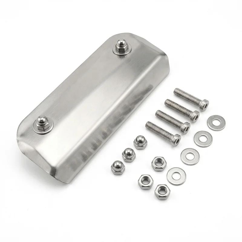 Stainless Steel Mounting Bracket Kit for Freightliner XB Straight Rail (2019 - 2019) - 1