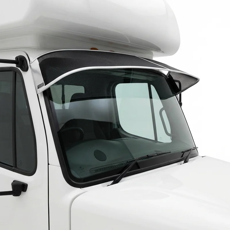 Premium Mesh Windscreen Sunvisor for Freightliner XB Straight Rail (2019 - 2019) - 1