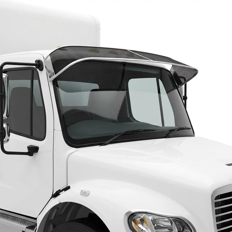 Premium Mesh Windscreen Sunvisor for Freightliner XC Straight Rail (2019 - 2019) - 1