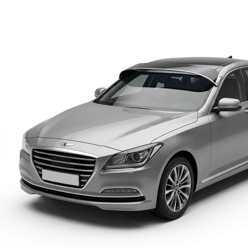 Tinted Acrylic Windscreen Sunvisor for Genesis G80 (2017 - 2025) - 1