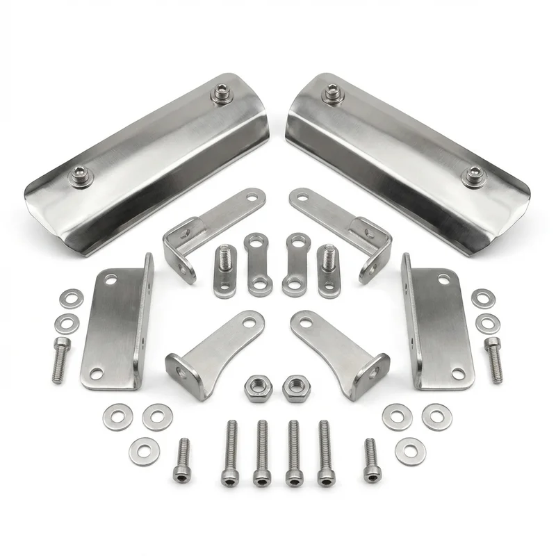 Stainless Steel Mounting Bracket Kit for GMC 1000 Series (1960 - 1965) - 1