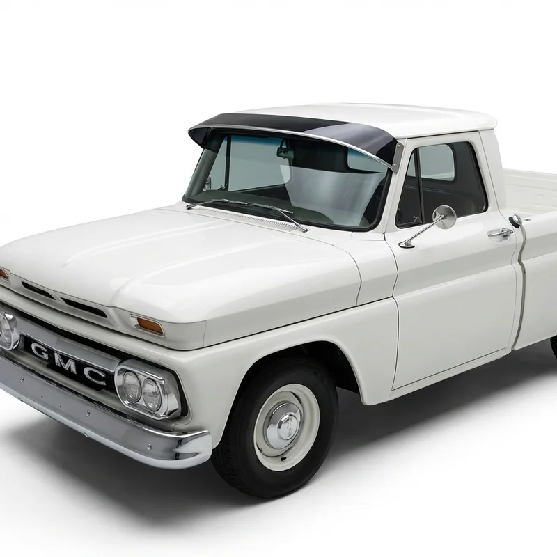 Tinted Acrylic Windscreen Sunvisor for GMC 2500 (1966 - 1966) - 1