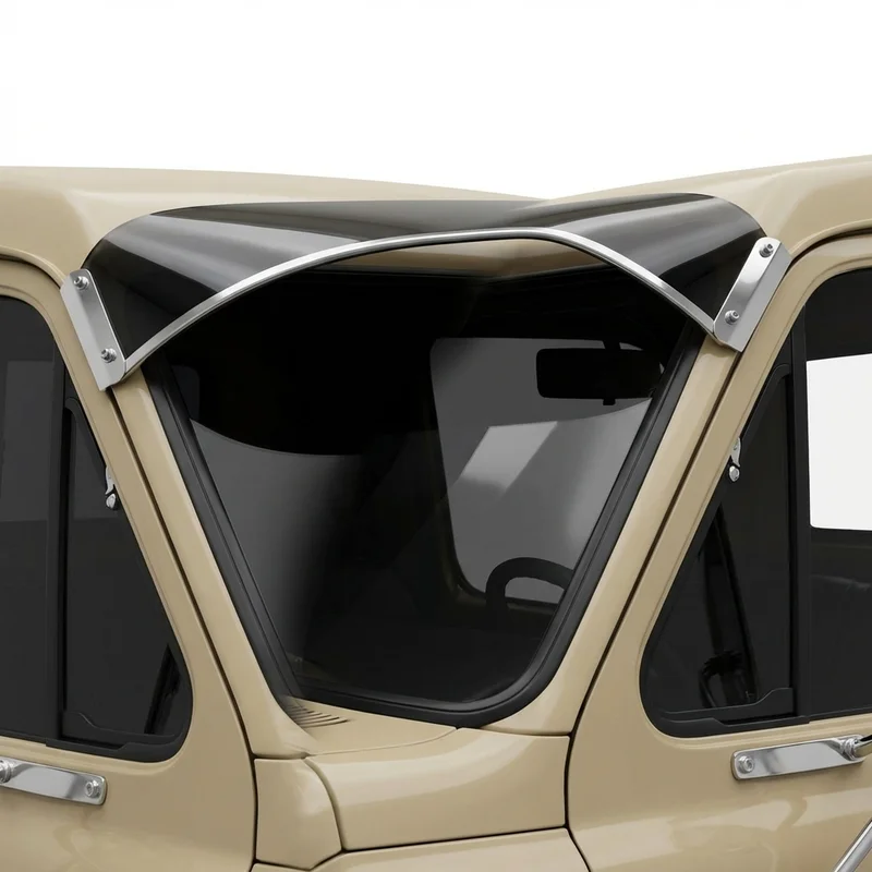 Tinted Acrylic Windscreen Sunvisor for GMC Brigadier (1981 - 1988) - 1