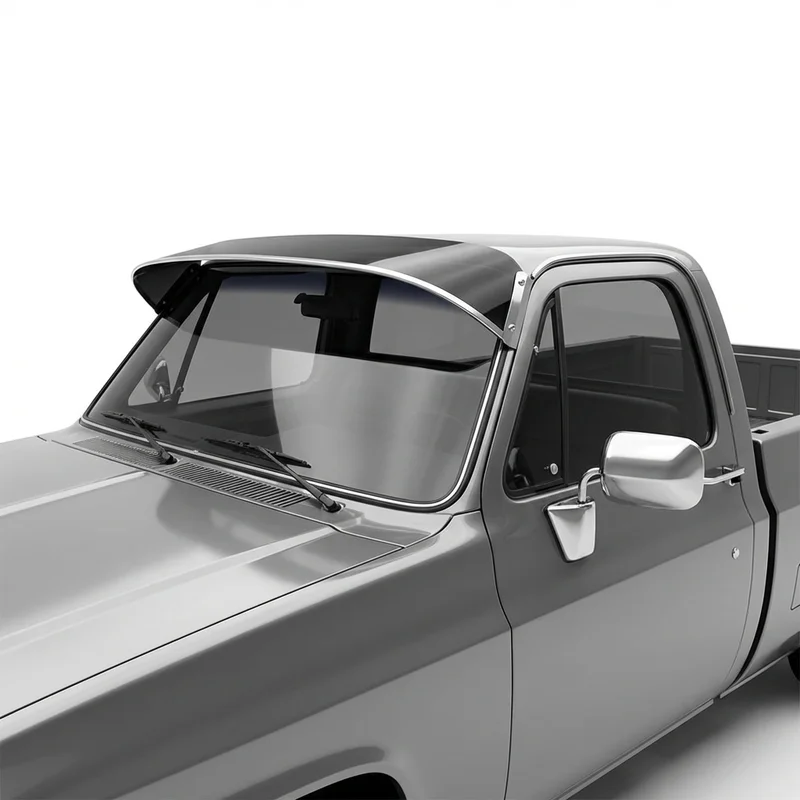 Tinted Acrylic Windscreen Sunvisor for GMC C1500 (1979 - 1999) - 1