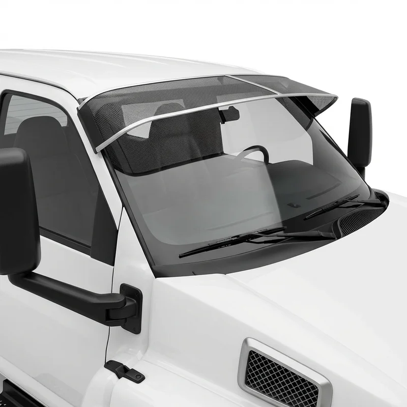 Premium Mesh Windscreen Sunvisor for GMC C4500 Topkick (2003 - 2009) - 1