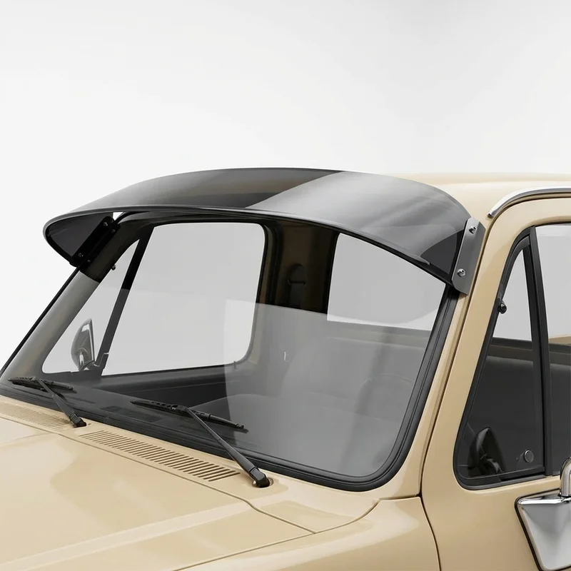 Tinted Acrylic Windscreen Sunvisor for GMC C6000 Topkick (1990 - 1996) - 1