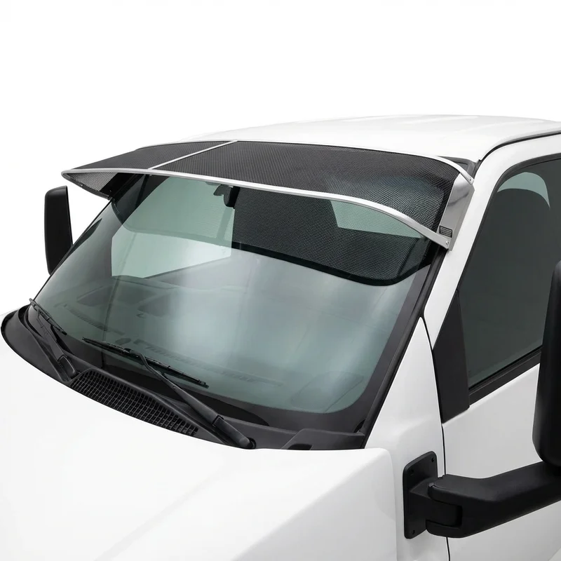 Premium Mesh Windscreen Sunvisor for GMC C6500 Topkick (1997 - 2009) - 1