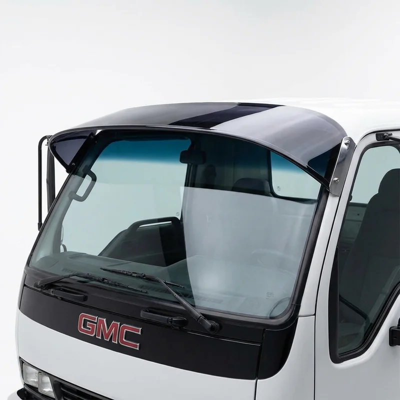Tinted Acrylic Windscreen Sunvisor for GMC C7000 Topkick (1990 - 1996) - 1
