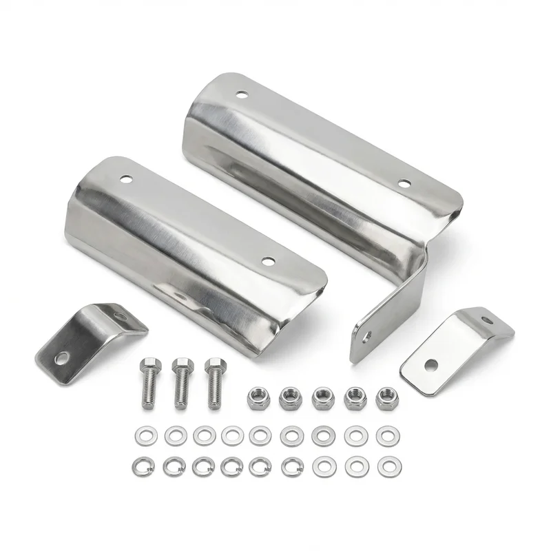 Stainless Steel Mounting Bracket Kit for GMC C8500 Topkick (2003 - 2009) - 1